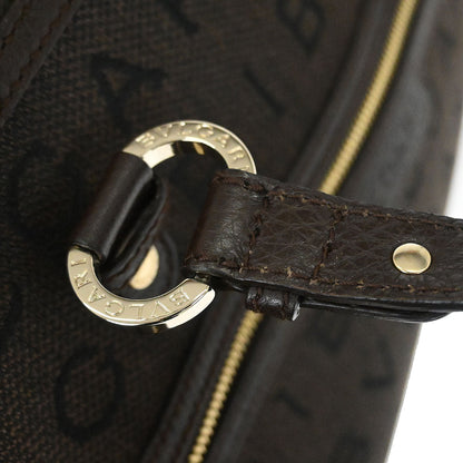 Bvlgari Brown Logomania Duffle Handbag