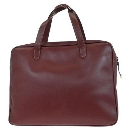must de Cartier Bordeaux Briefcase Handbag
