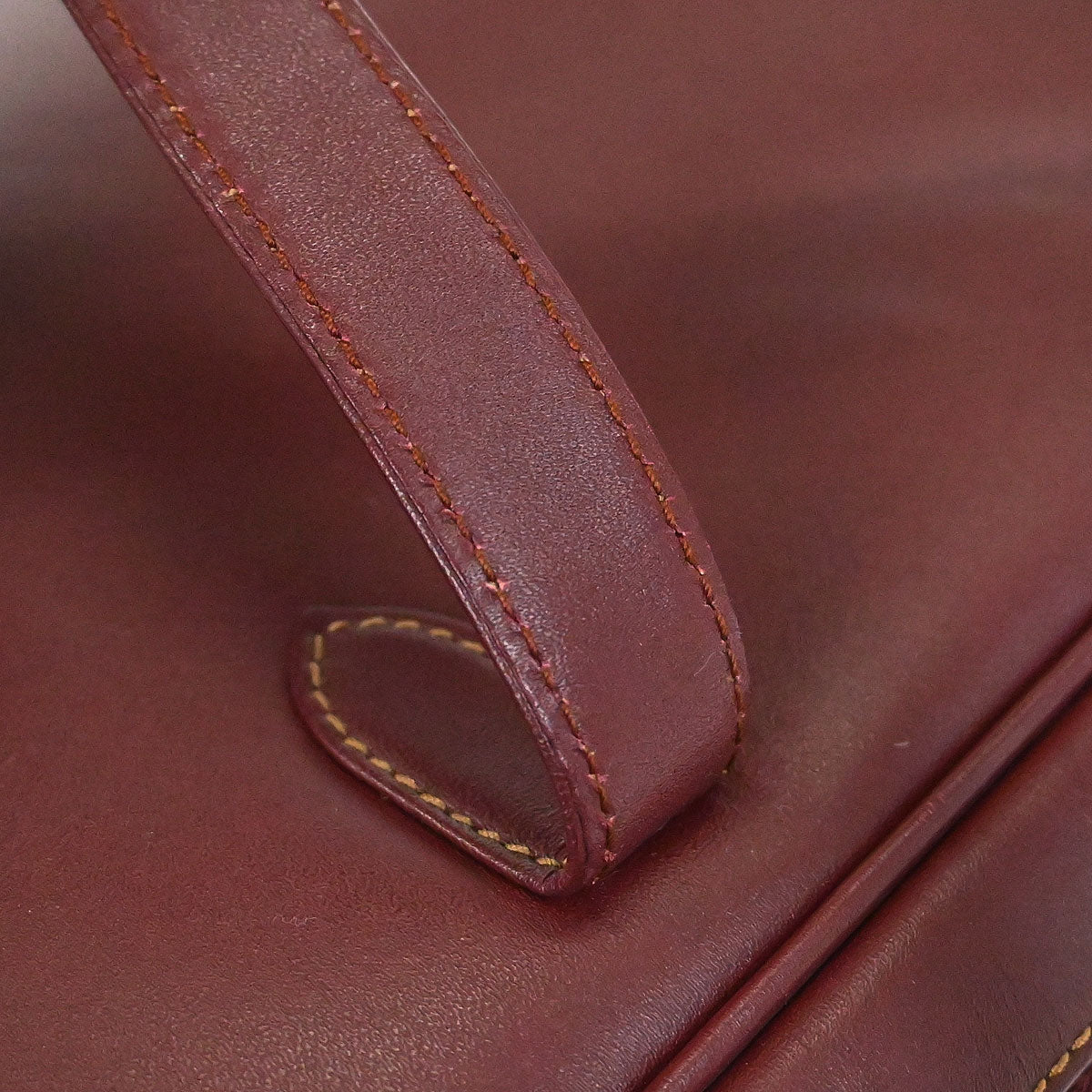 must de Cartier Bordeaux Briefcase Handbag