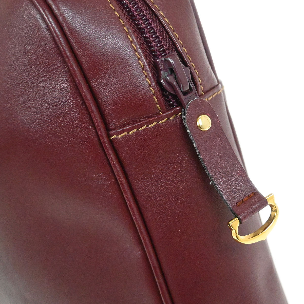 must de Cartier Bordeaux Briefcase Handbag