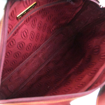 must de Cartier Bordeaux Briefcase Handbag