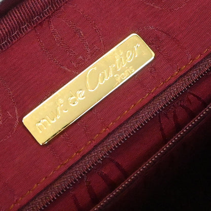 must de Cartier Bordeaux Briefcase Handbag