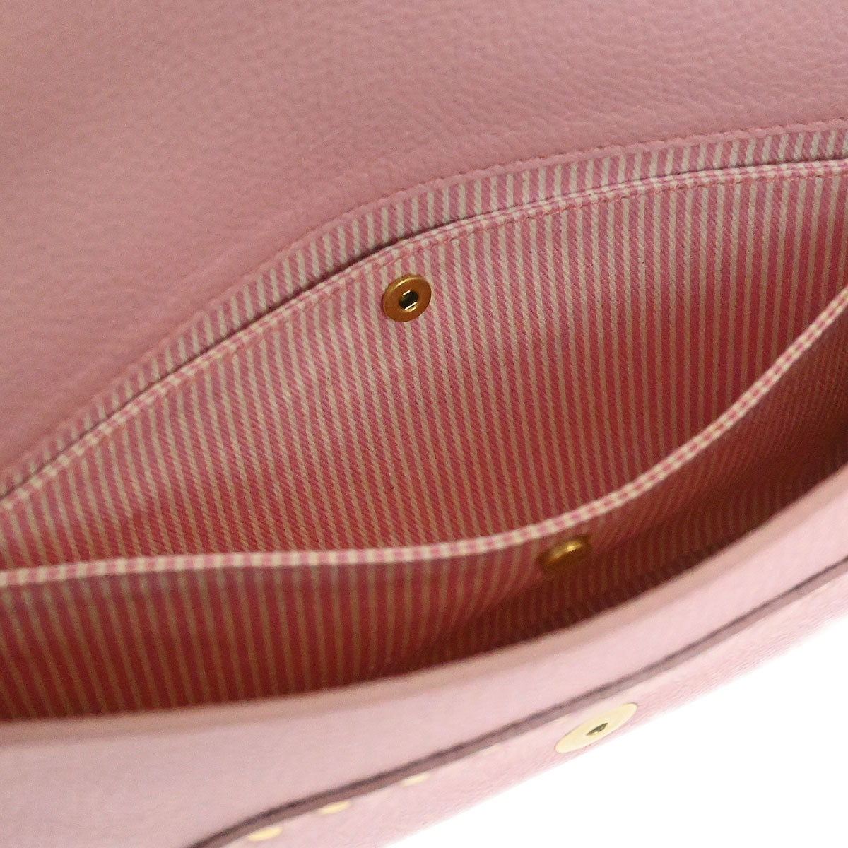 Celine Pink Leather Studded Shoulder Bag