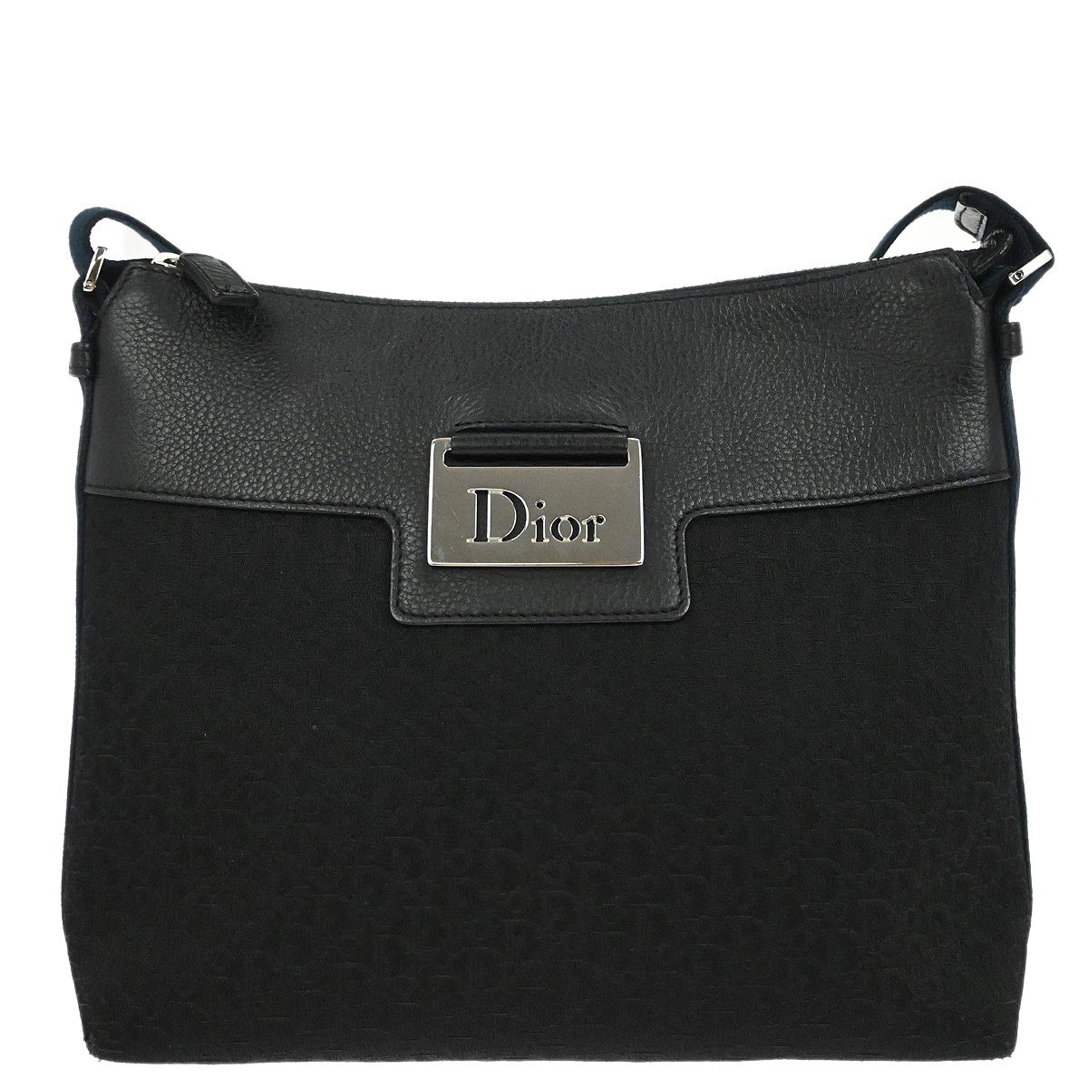 Christian Dior Black Trotter Street Chic Shoulder Bag