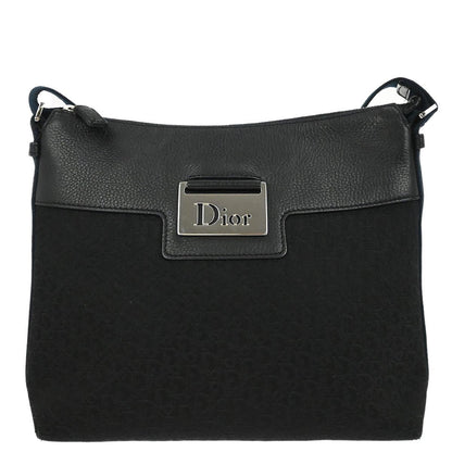 Christian Dior Black Trotter Street Chic Shoulder Bag