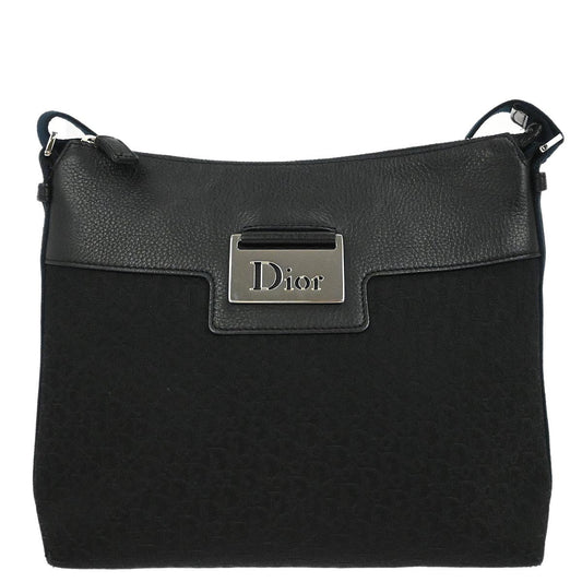 Christian Dior Black Trotter Street Chic Shoulder Bag