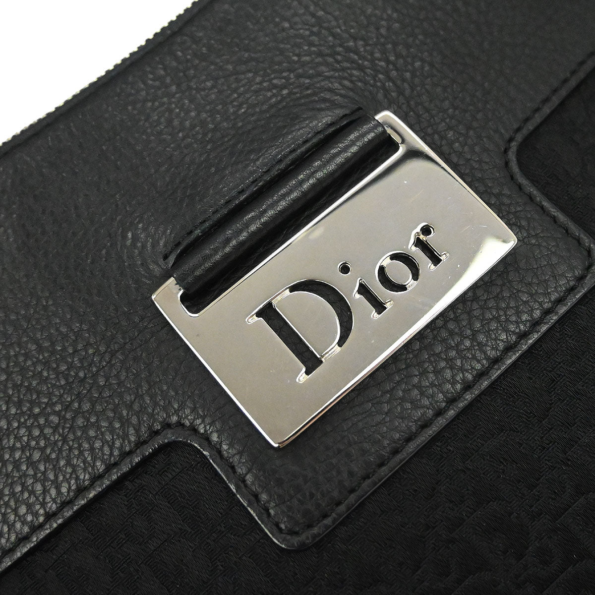 Christian Dior Black Trotter Street Chic Shoulder Bag