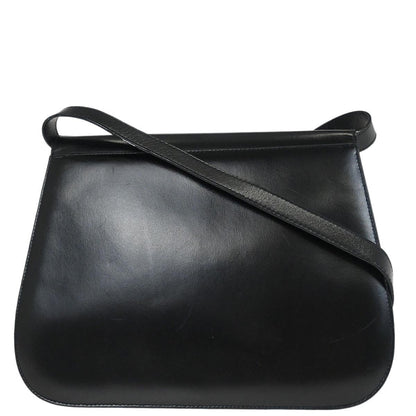 Salvatore Ferragamo Black Gancini Shoulder Bag
