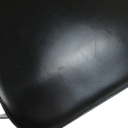 Salvatore Ferragamo Black Gancini Shoulder Bag