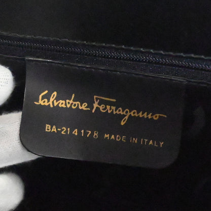 Salvatore Ferragamo Black Vara Bow 2way Shoulder Handbag
