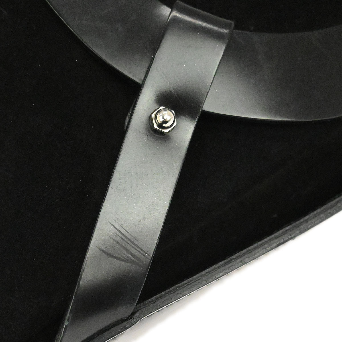 Salvatore Ferragamo Black Suede Gancini Handbag