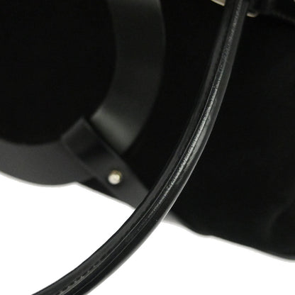 Salvatore Ferragamo Black Suede Gancini Handbag