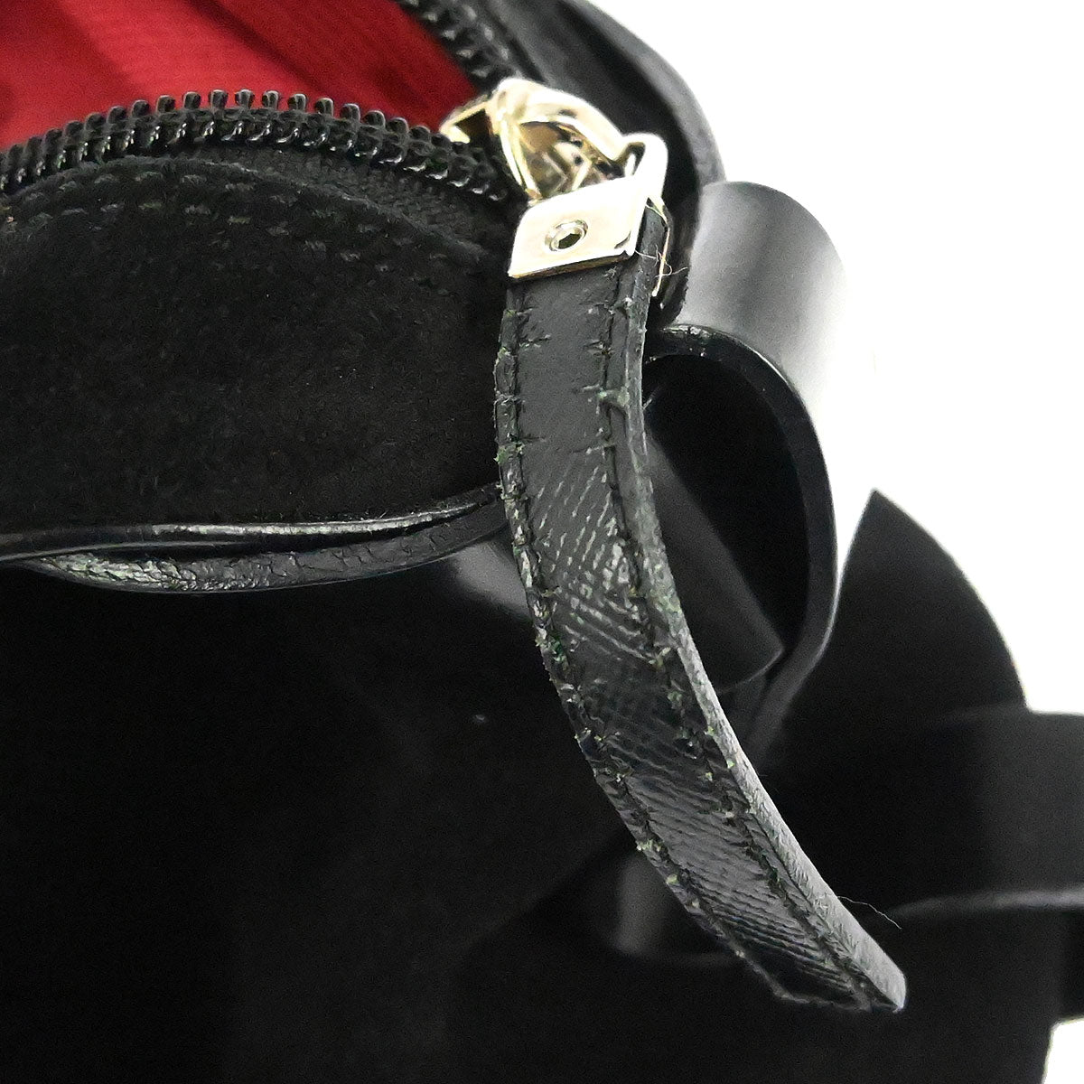 Salvatore Ferragamo Black Suede Gancini Handbag