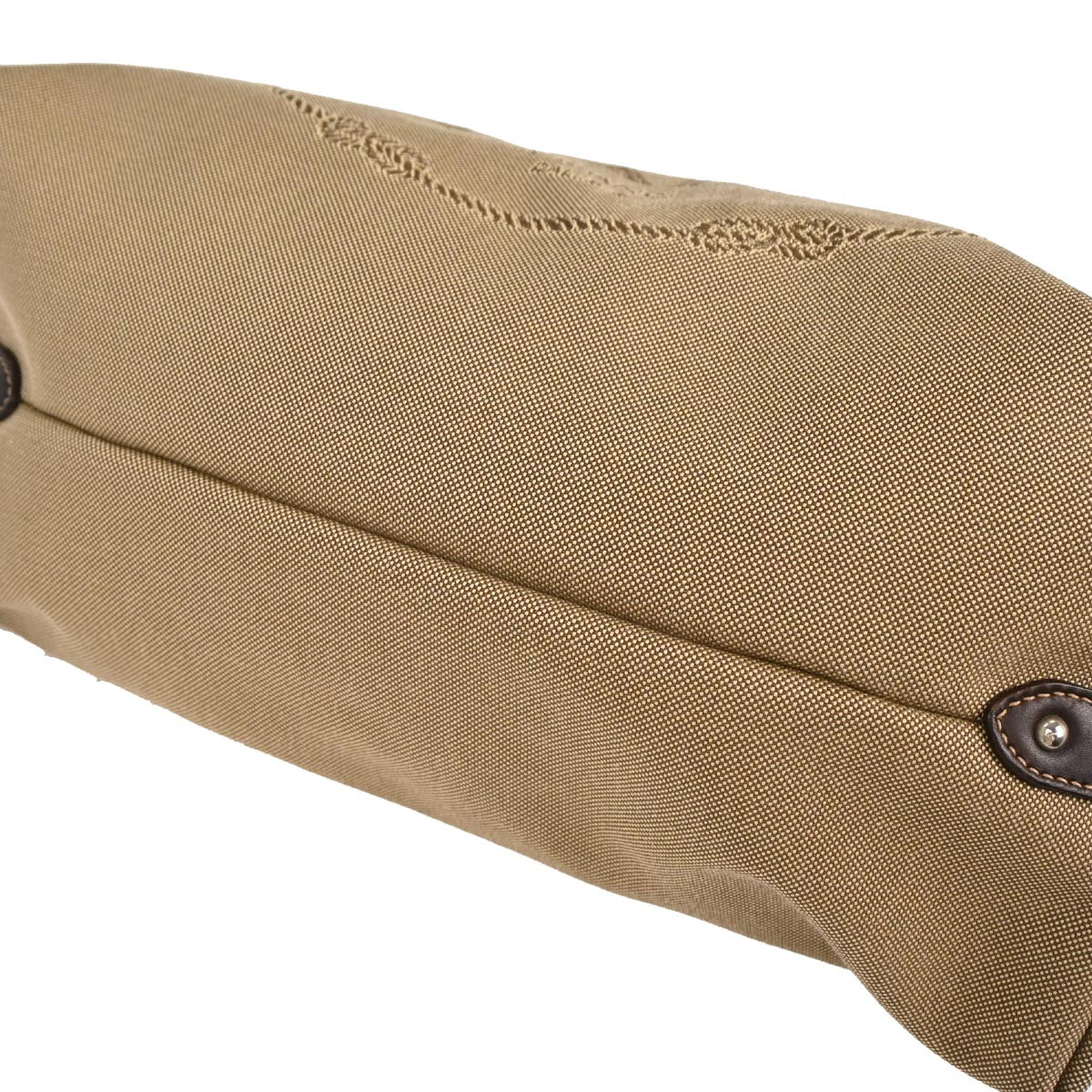 Prada Brown Canvas Handbag