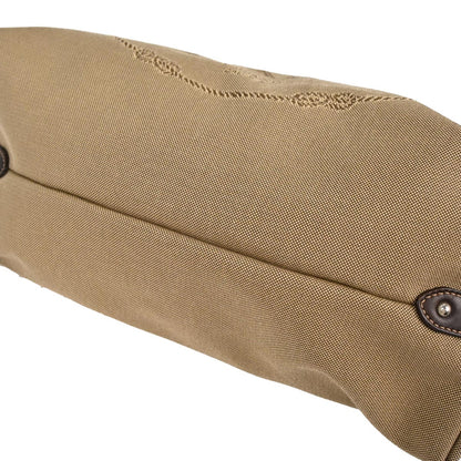 Prada Brown Canvas Handbag
