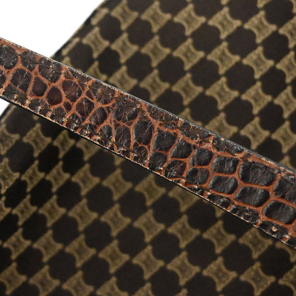 Celine * Brown Macadam Tote Handbag