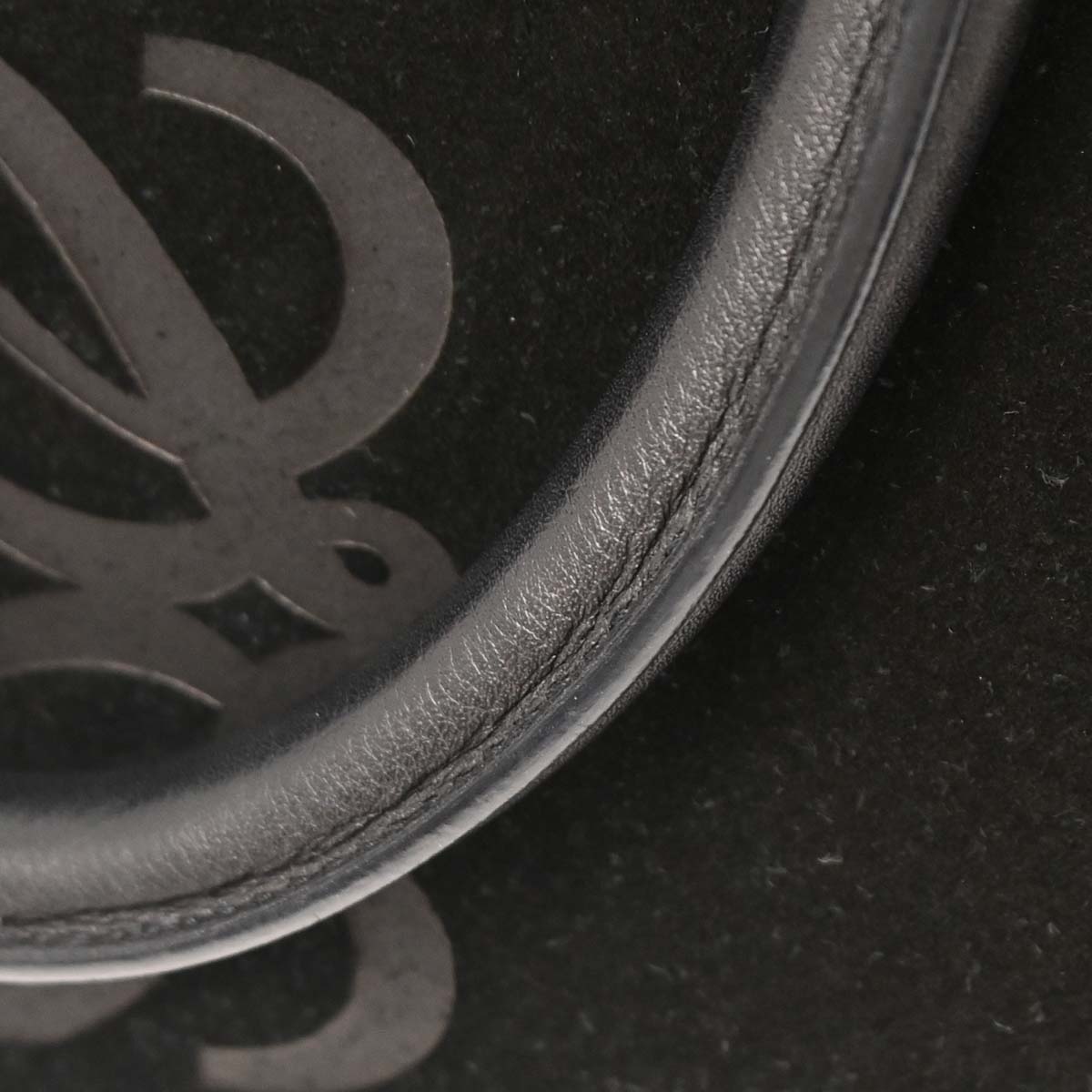 Loewe Black Suede Amazona 36 Handbag