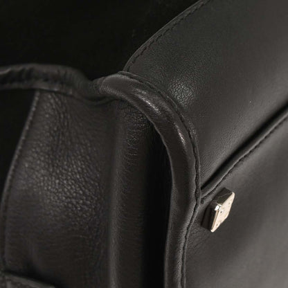 Loewe Black Suede Amazona 36 Handbag