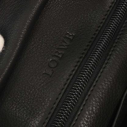 Loewe Black Suede Amazona 36 Handbag