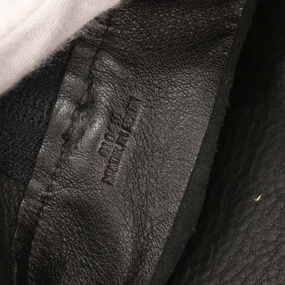 Loewe Black Suede Amazona 36 Handbag