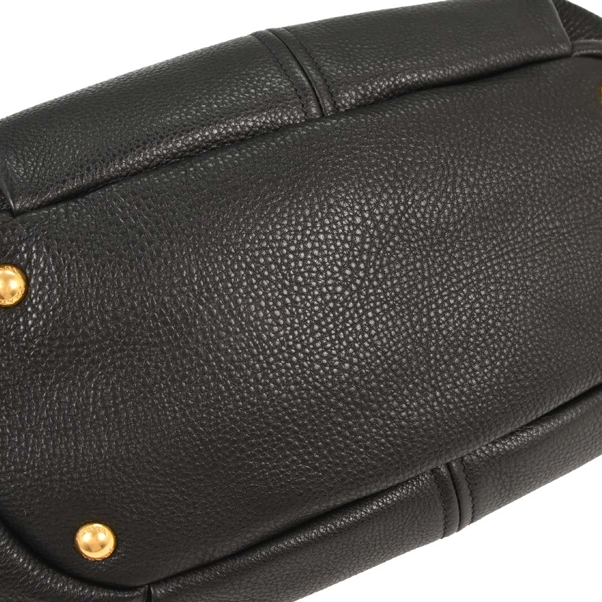 Prada Black Leather 2way Handbag