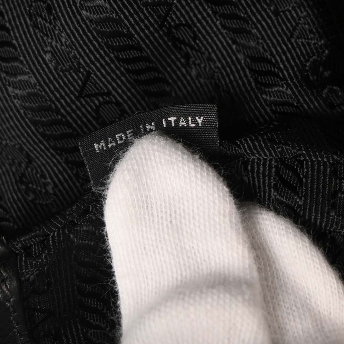 Prada Black Leather 2way Handbag