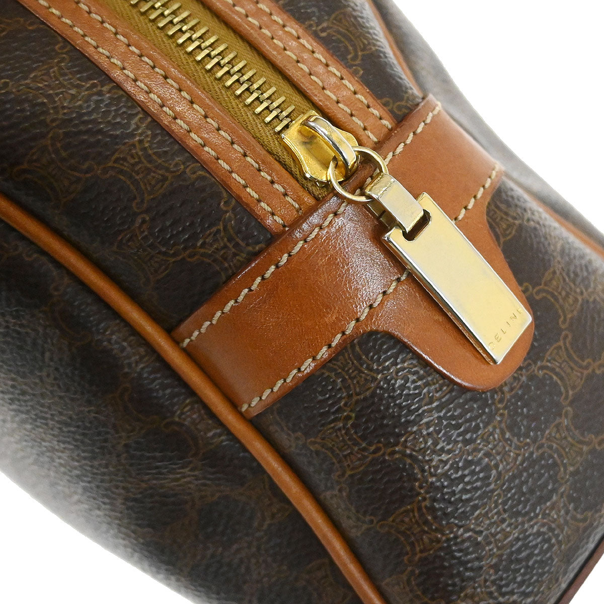 Celine Brown Macadam Handbag