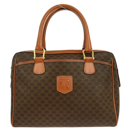 Celine Brown PVC Macadam Handbag