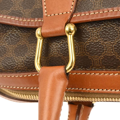 Celine Brown PVC Macadam Handbag