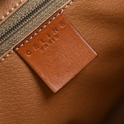 Celine Brown PVC Macadam Handbag