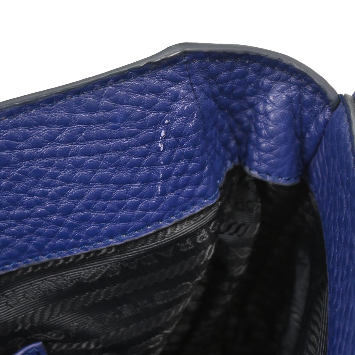 Prada * Blue Leather Tote Handbag