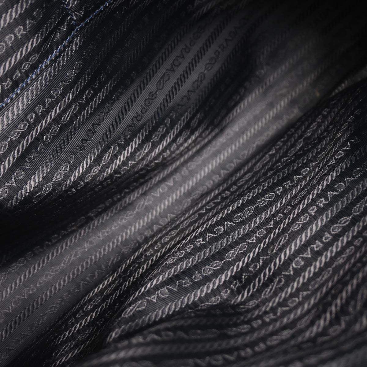 Prada * Blue Leather Tote Handbag