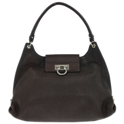 Salvatore Ferragamo Brown Gancini Handbag