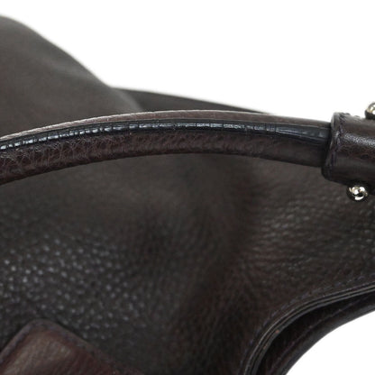 Salvatore Ferragamo Brown Gancini Handbag