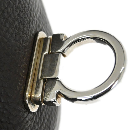 Salvatore Ferragamo Brown Gancini Handbag