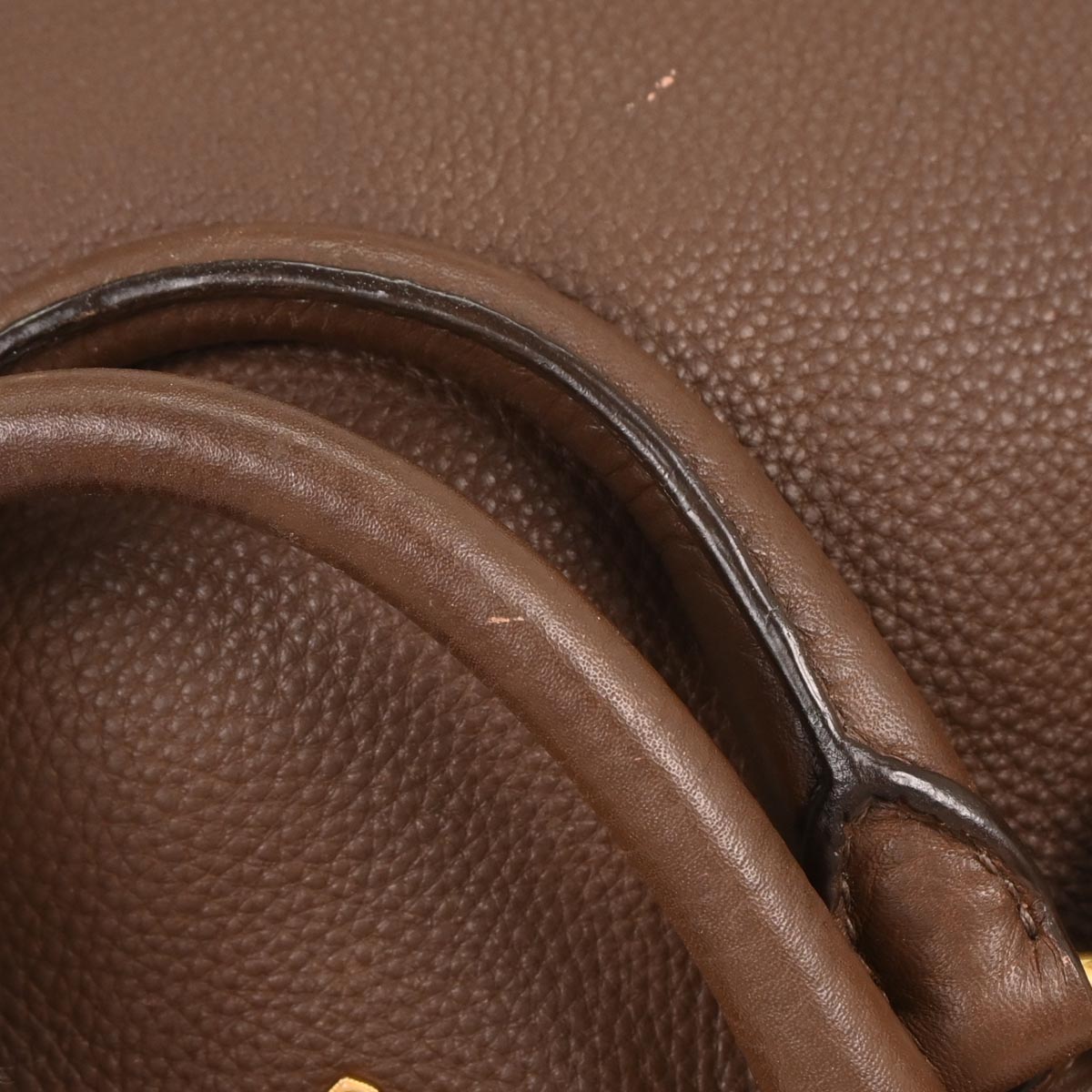 Prada Brown Leather Tote Handbag