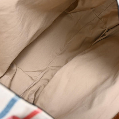 Chloe White Canvas Paraty Tote Handbag