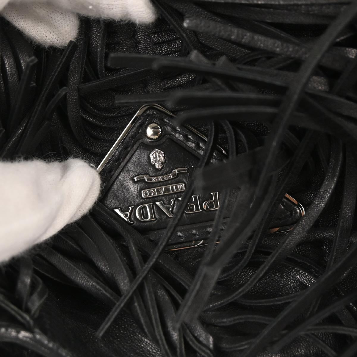 Prada Black Leather Handbag