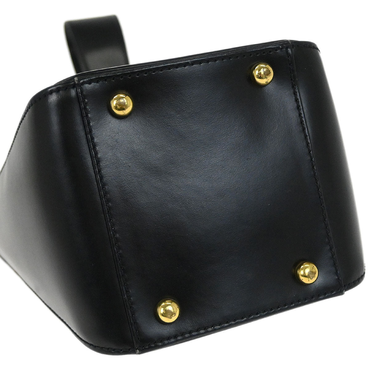 Cartier Black Leather Panthere Handbag