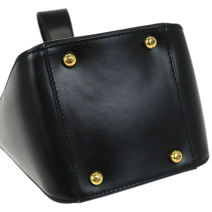 Cartier Black Leather Panthere Handbag