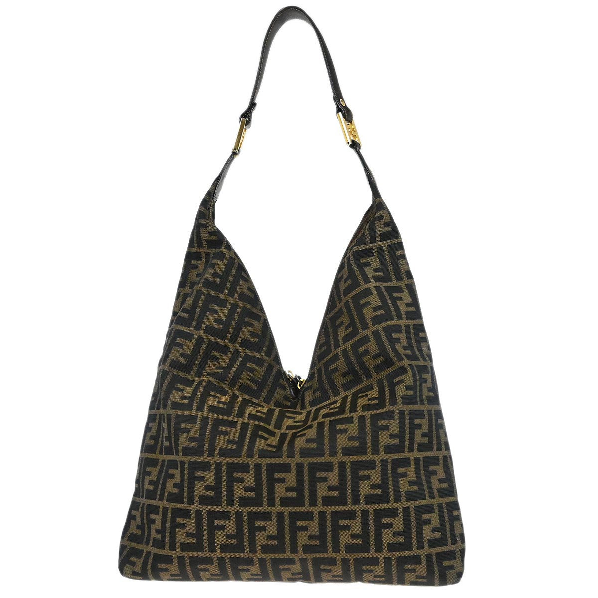 Fendi Brown Zucca Shoulder Bag