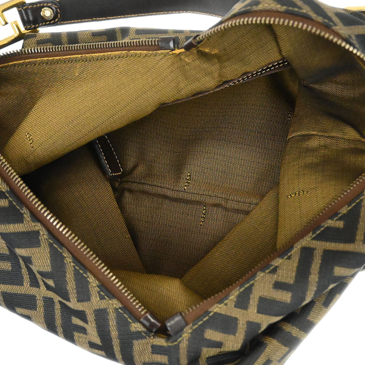 Fendi Brown Zucca Shoulder Bag