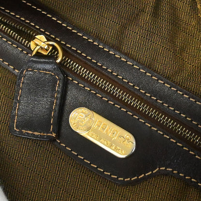 Fendi Brown Zucca Shoulder Bag