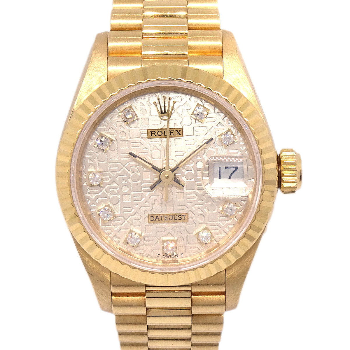 Rolex Oyster Perpetual Date 26mm Ref.69178 Self-winding Watch 18KYG