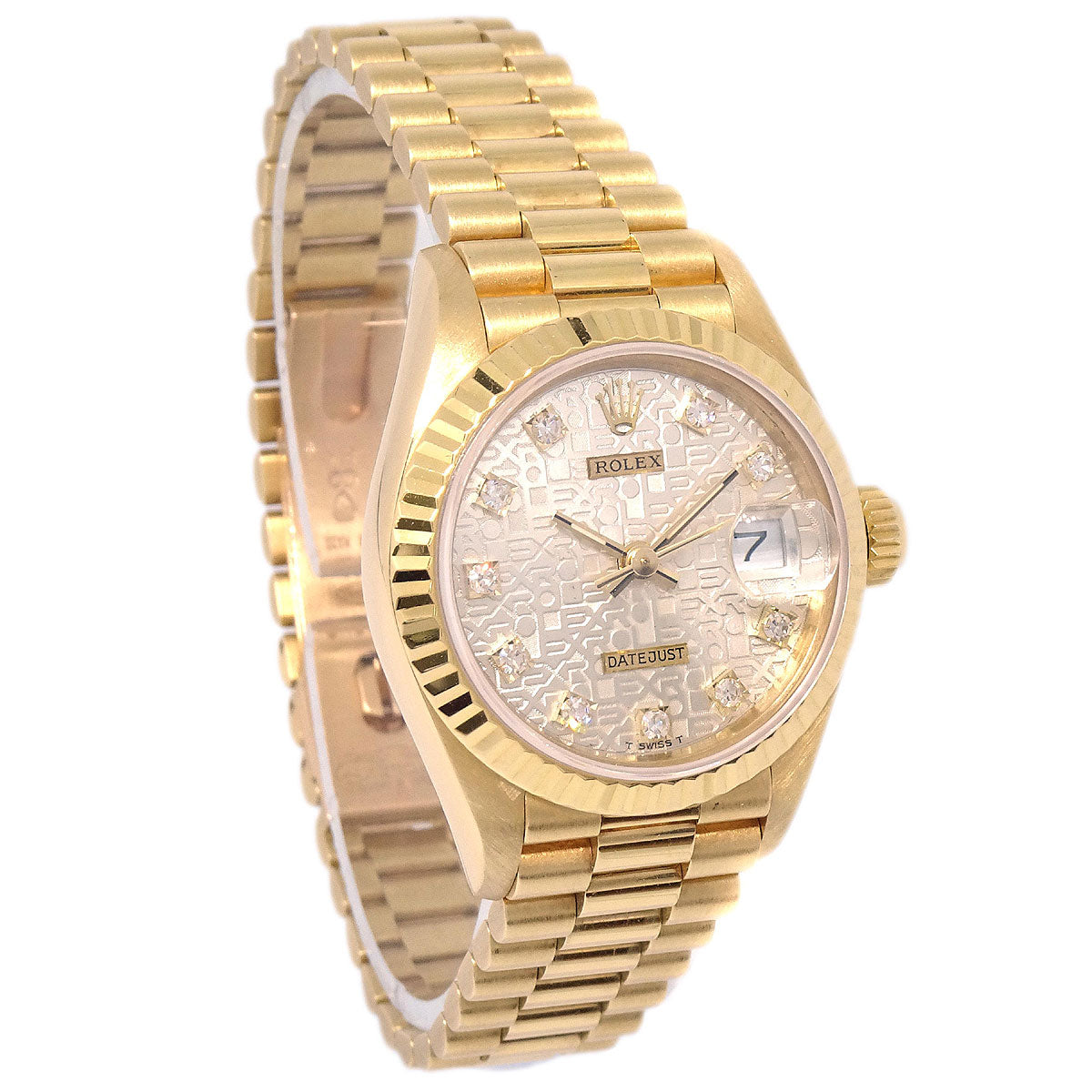 Rolex Oyster Perpetual Date 26mm Ref.69178 Self-winding Watch 18KYG