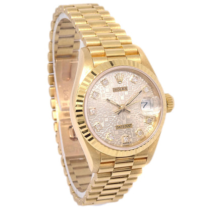 Rolex Oyster Perpetual Date 26mm Ref.69178 Self-winding Watch 18KYG