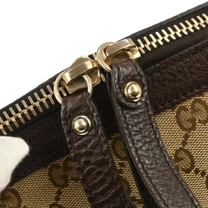 Gucci Beige Canvas GG 2way Shoulder Handbag