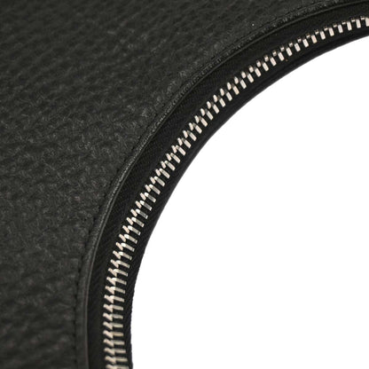 Bvlgari Black Leather Hobo Handbag