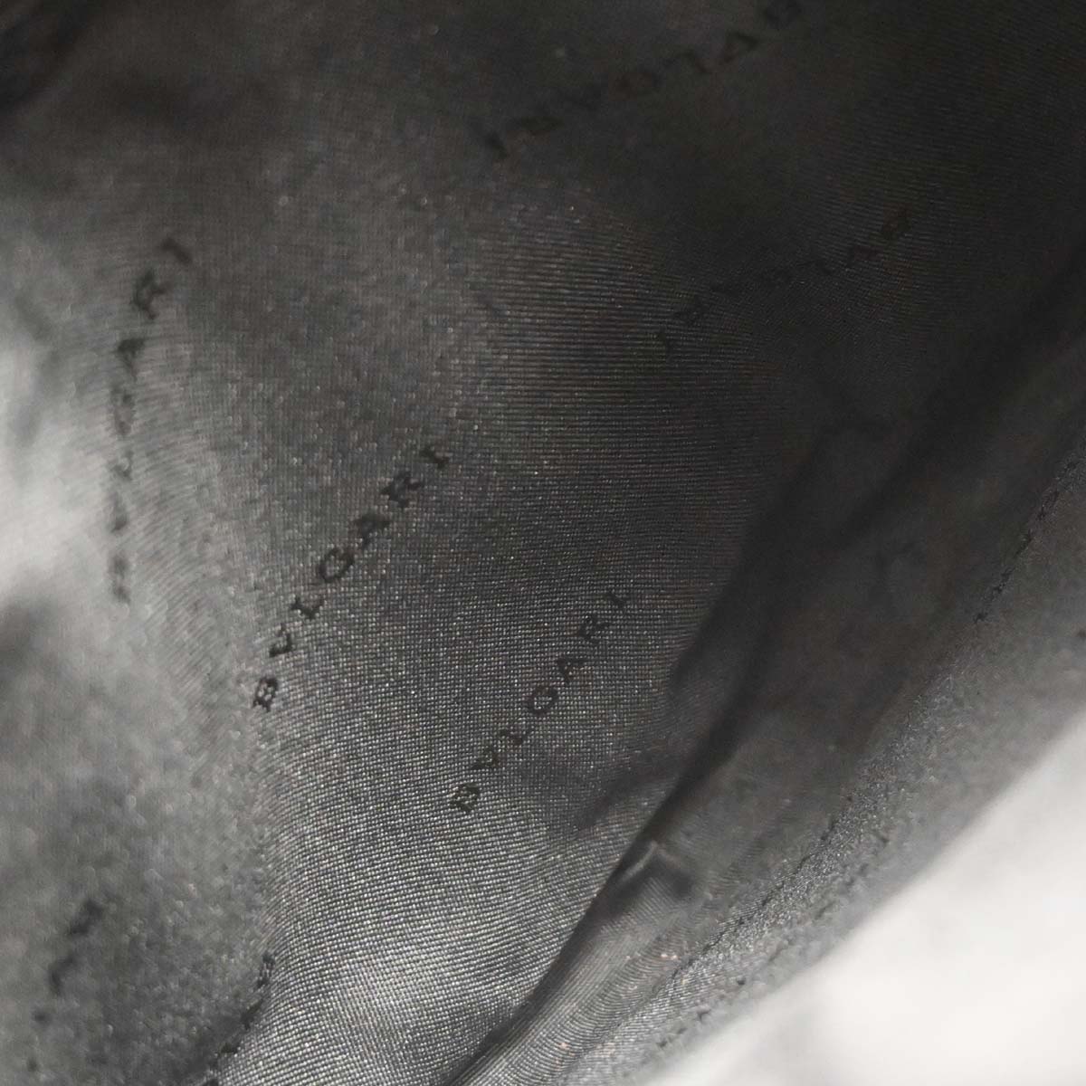 Bvlgari Black Leather Hobo Handbag