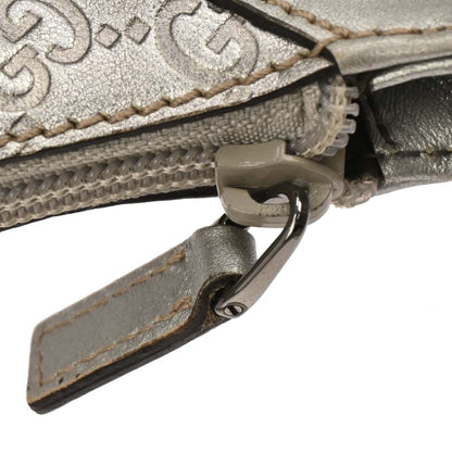 Gucci Silver Guccissima Leather Handbag